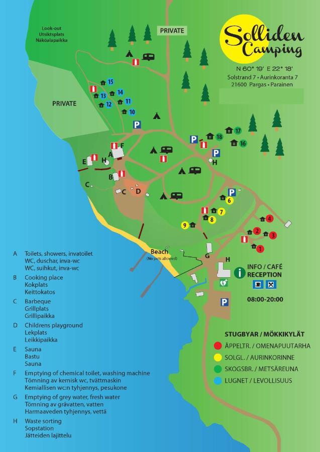 Solliden Camping Pargas Ngoại thất bức ảnh